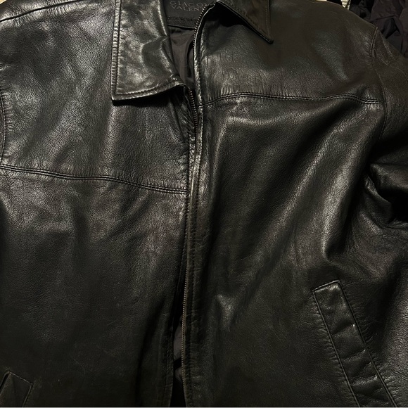Men's Giacomo Valenti Black Leather Jacket - Picture 2 of 11